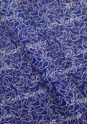 Abstract Florals Faux Leather