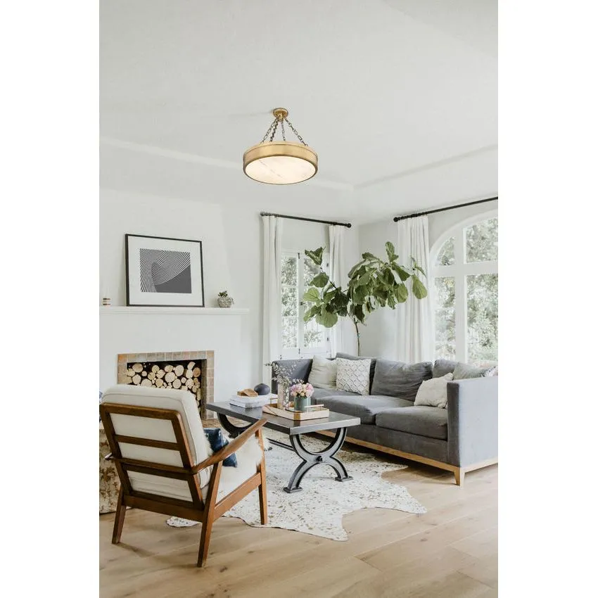 Anders 3-Light Semi Flush