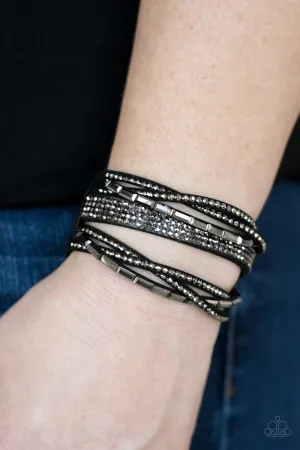 Black suede Women's Bracelet