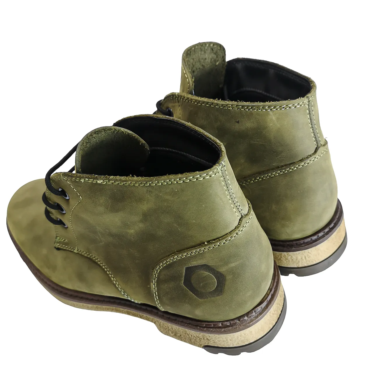Bronx Leather  Olive San Diego Boot