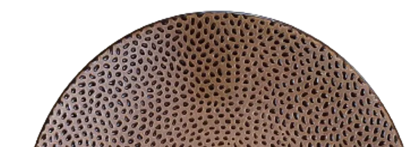 Brown Obsidian -Plate  21 x H:2.6 cm