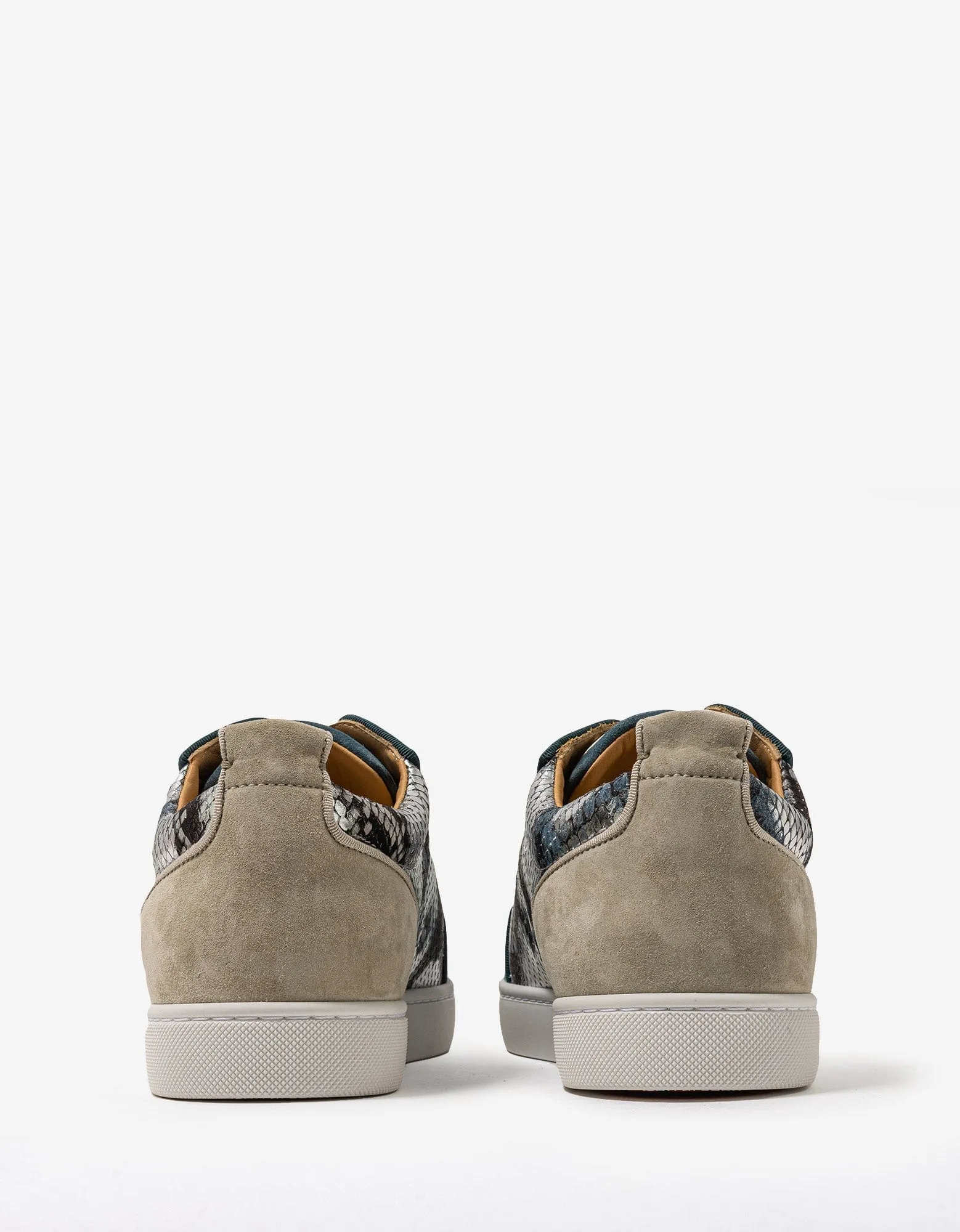 Christian Louboutin Louis Junior Amazonia Blue Trainers -