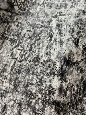 Driftwood Black and Silver Embossed Leather