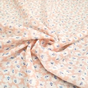 Georgette Printed Hijab - Ivory