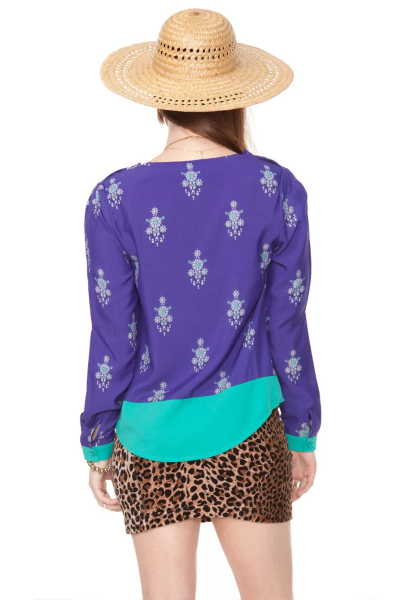 Jewel Iris Top