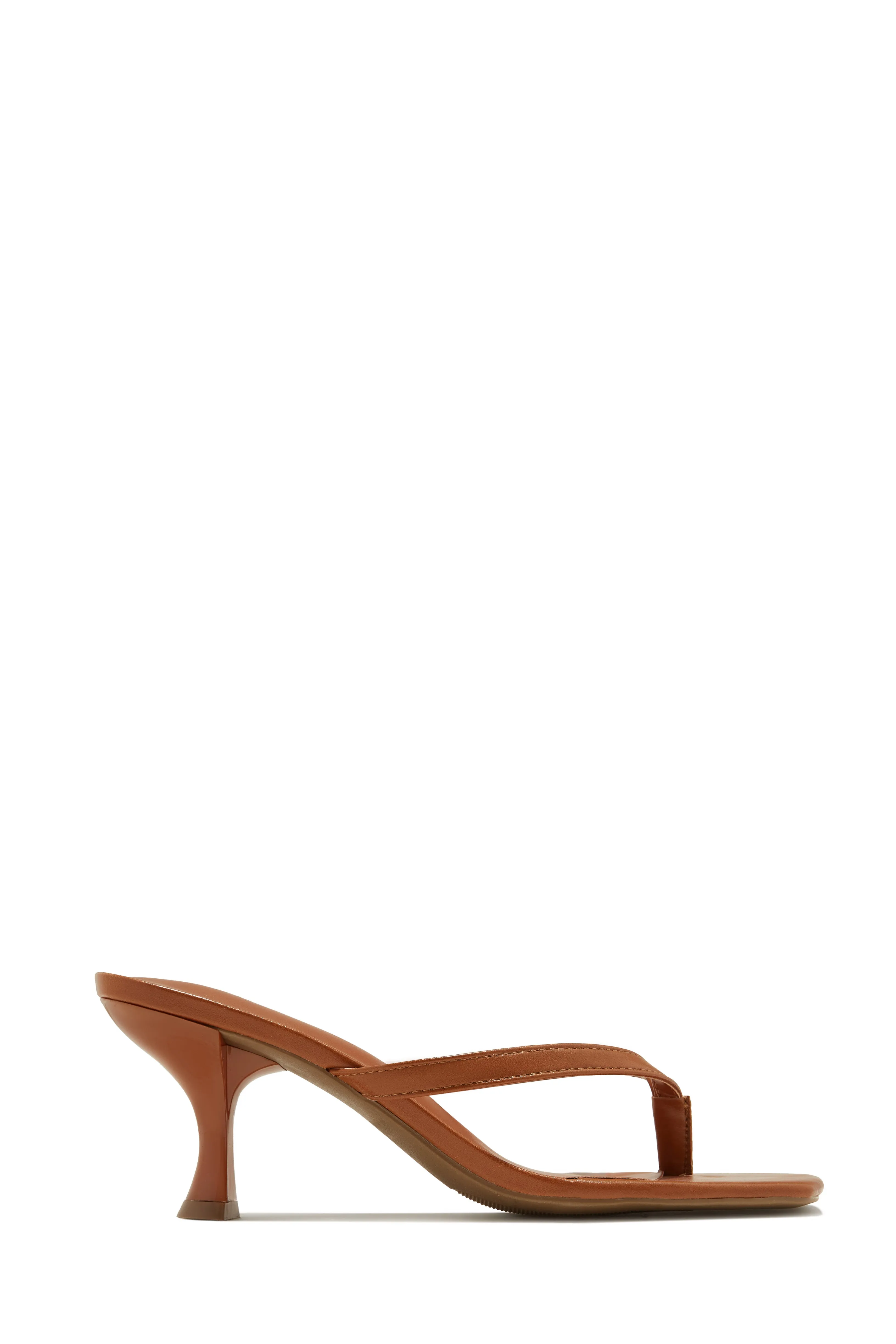 Karley Mid Heel Mules - Cherry