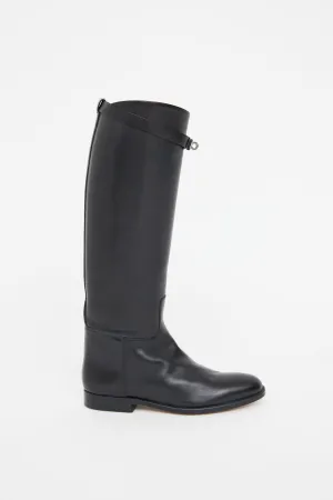 Kelly Black Jumping Boots