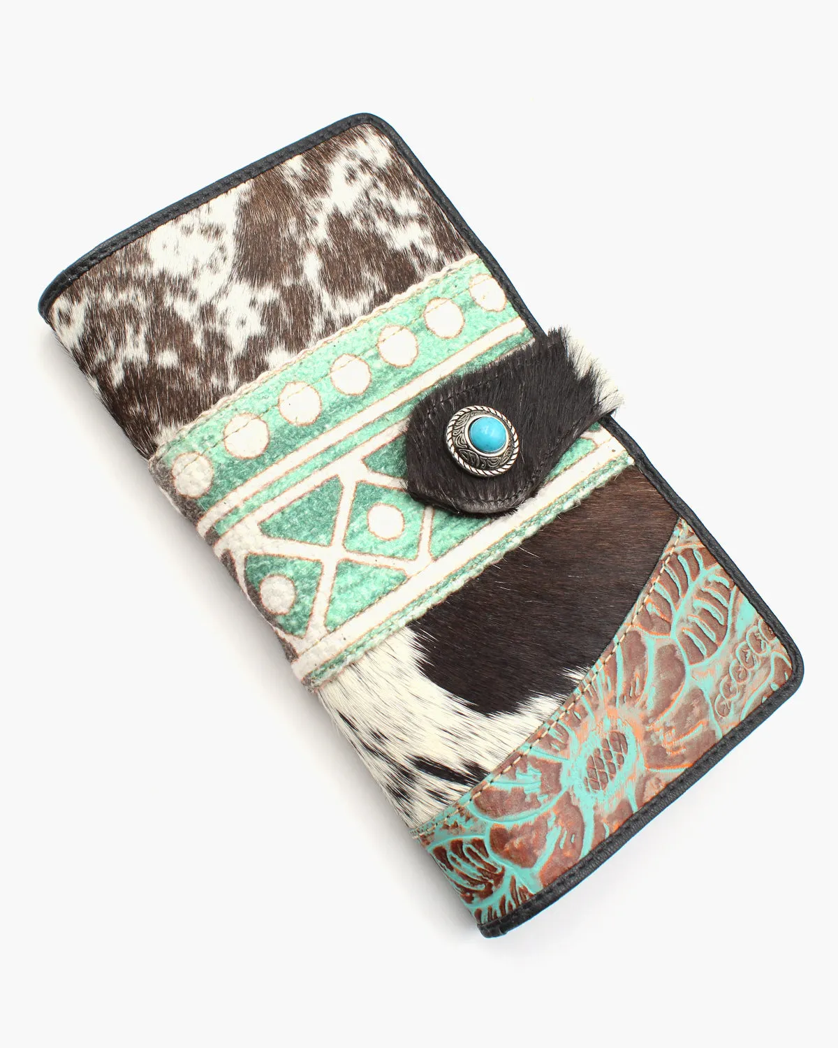 Leather & Cow Hide Wallet