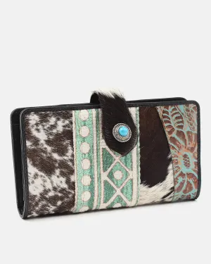 Leather & Cow Hide Wallet