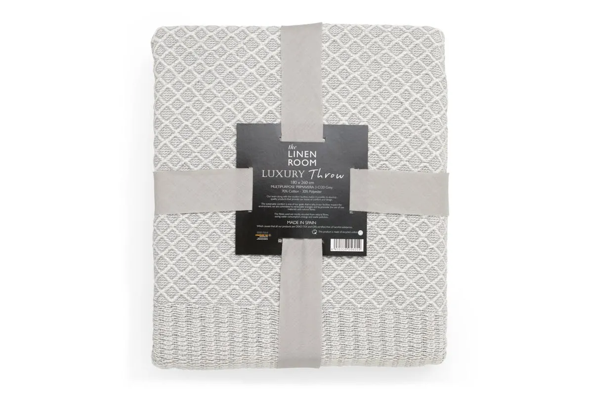 MP Primavera Throw | Grey | 180 x 260 cm
