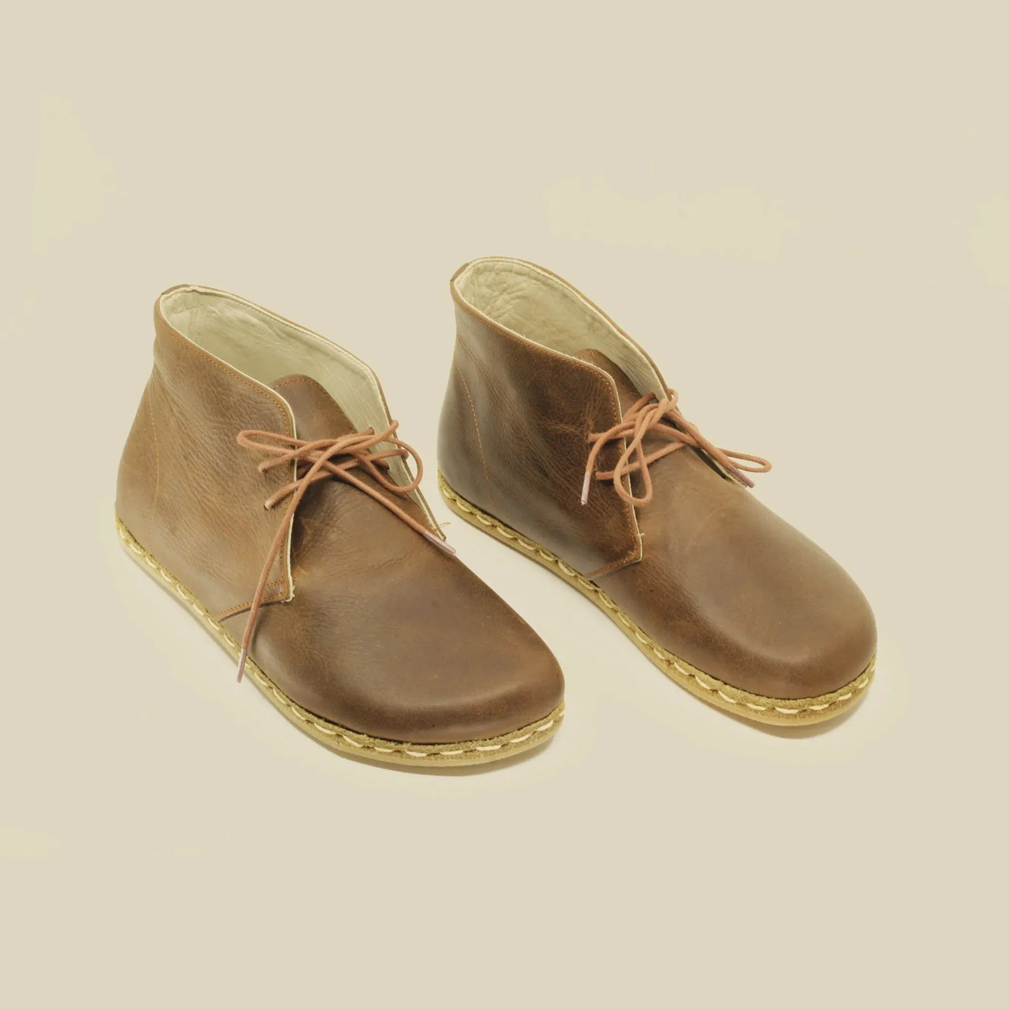 Oxford Earthing Boots Crazy Classic Brown Men's