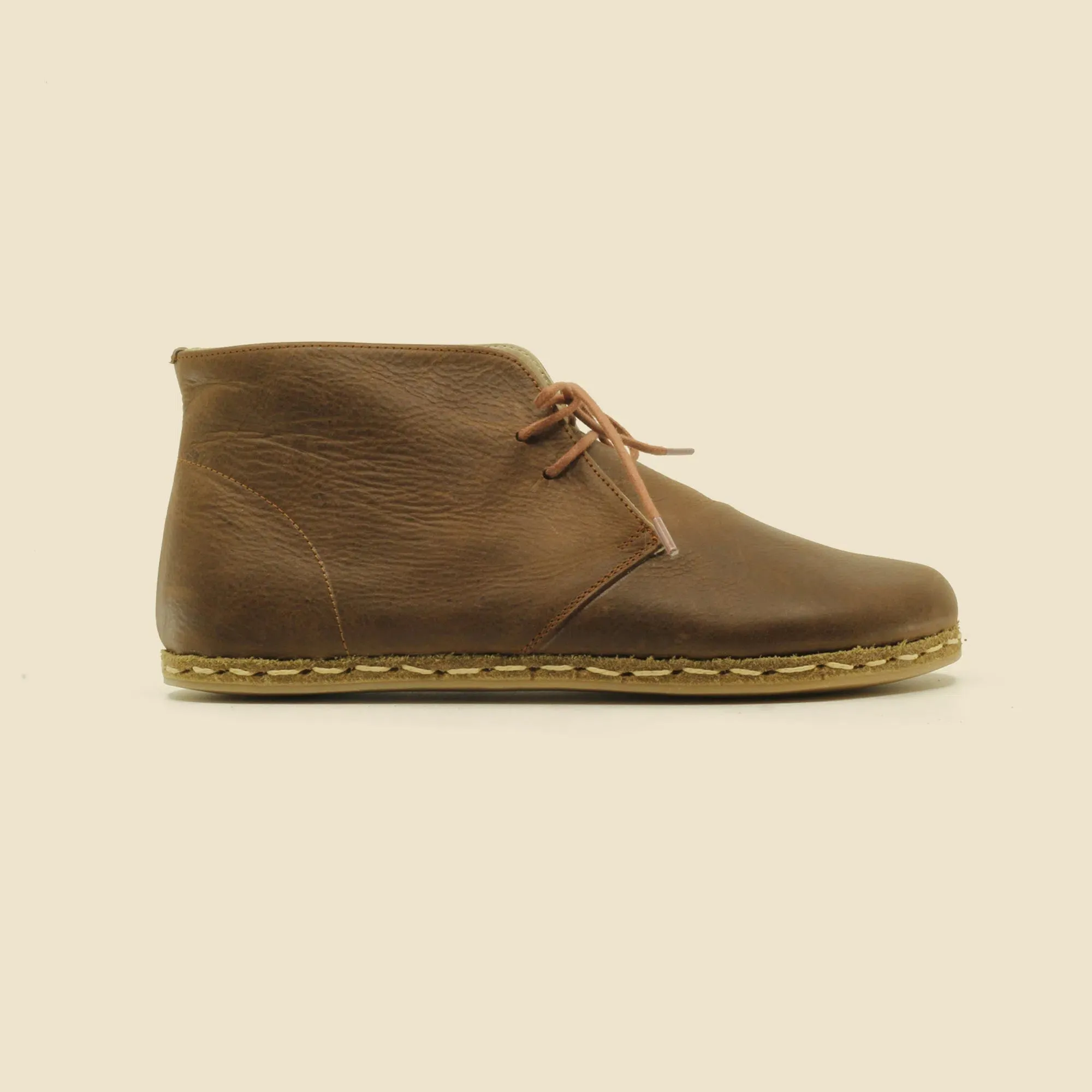 Oxford Earthing Boots Crazy Classic Brown Men's