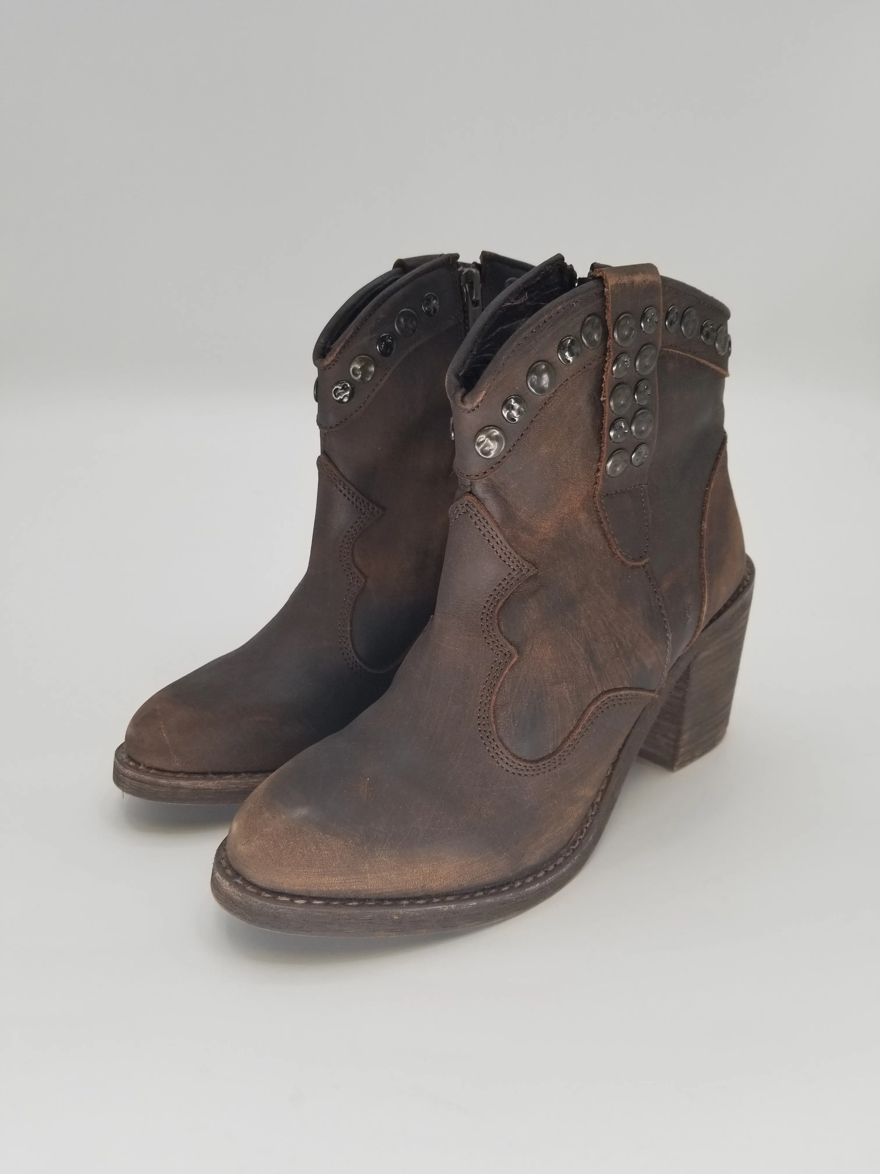 Studded Western Bootie