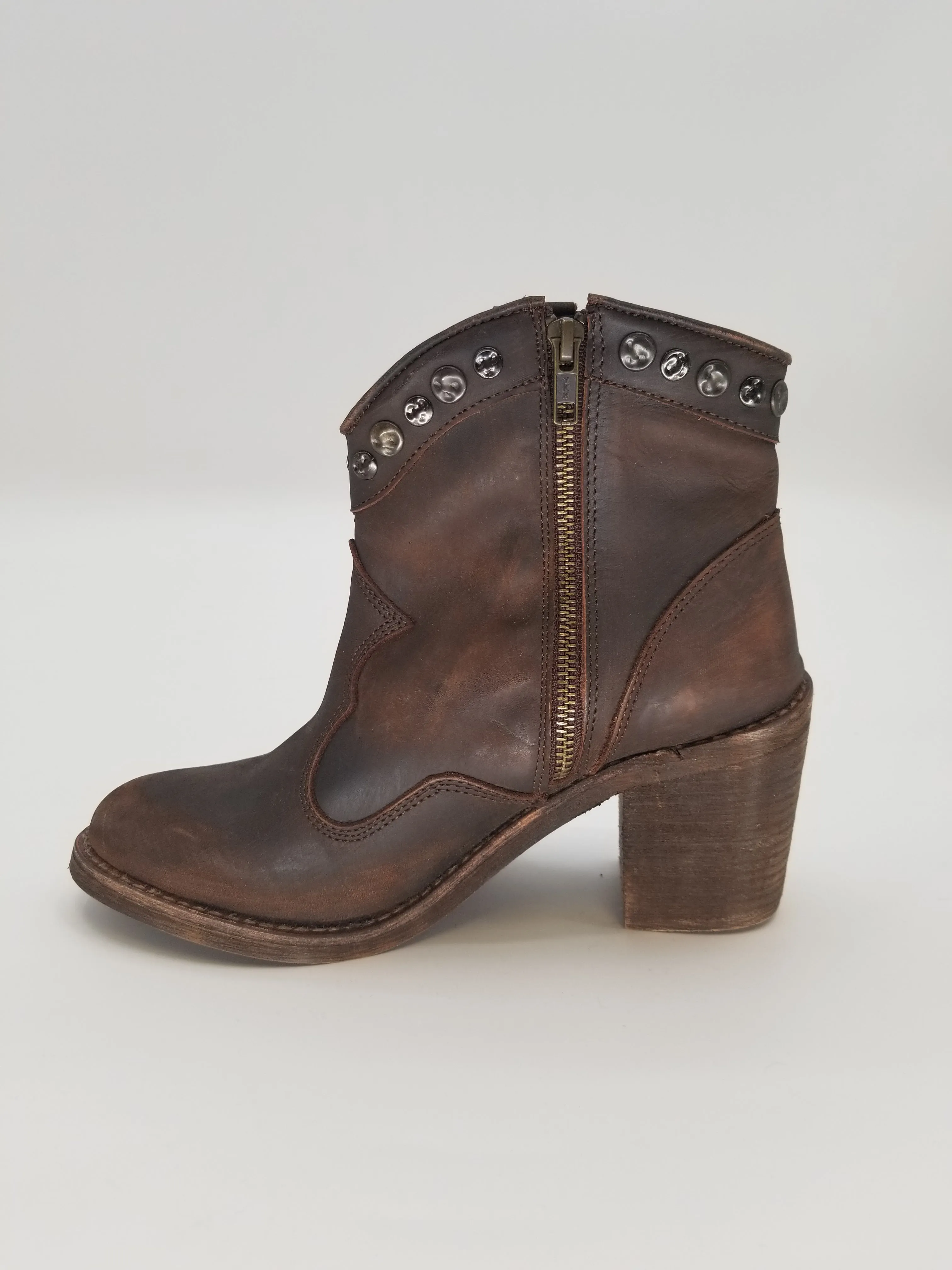 Studded Western Bootie
