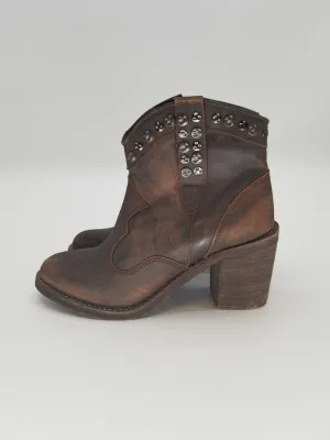 Studded Western Bootie