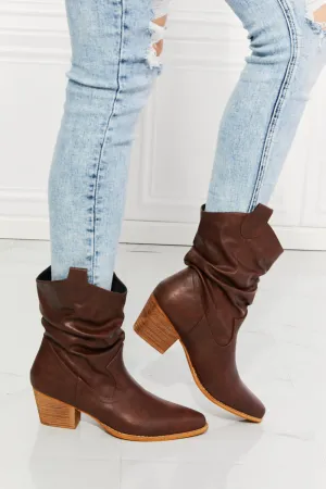 Texas Scrunch Cowboy Boots in Brown